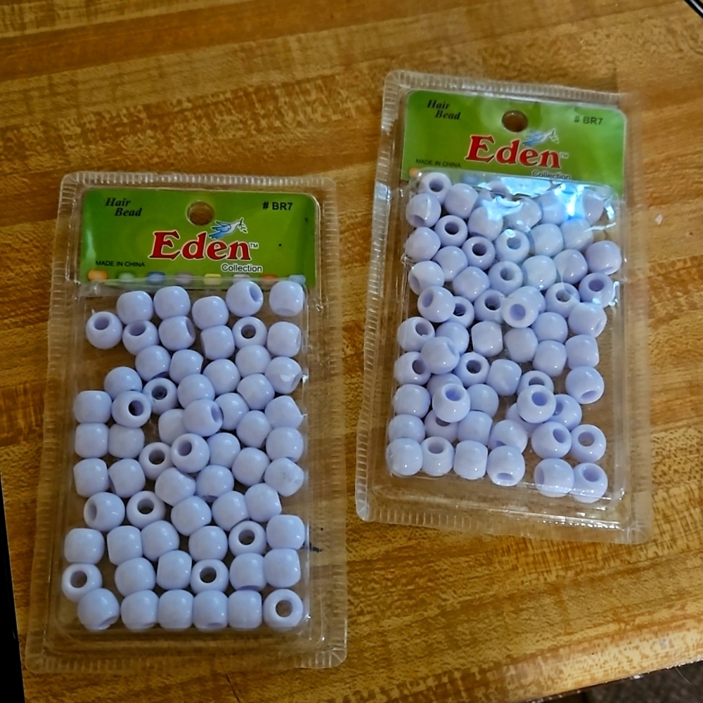 Eden Collection White Hair Beads